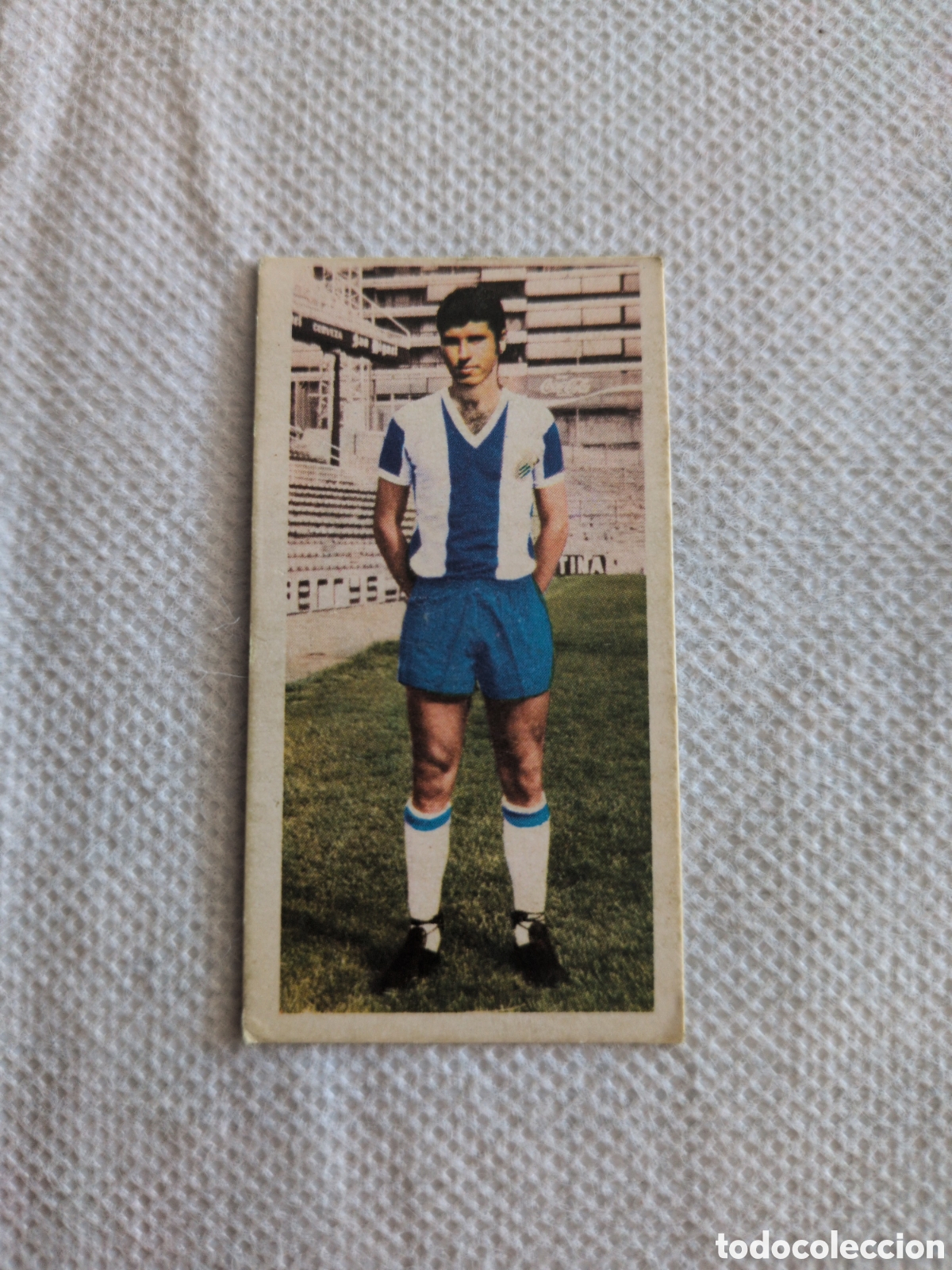 Figurine di Calcio: JUAN MANUEL ESPA&Ntilde;OL COLOCA LIGA ESTE 1975/76 75 76. NUNCA PEGADO