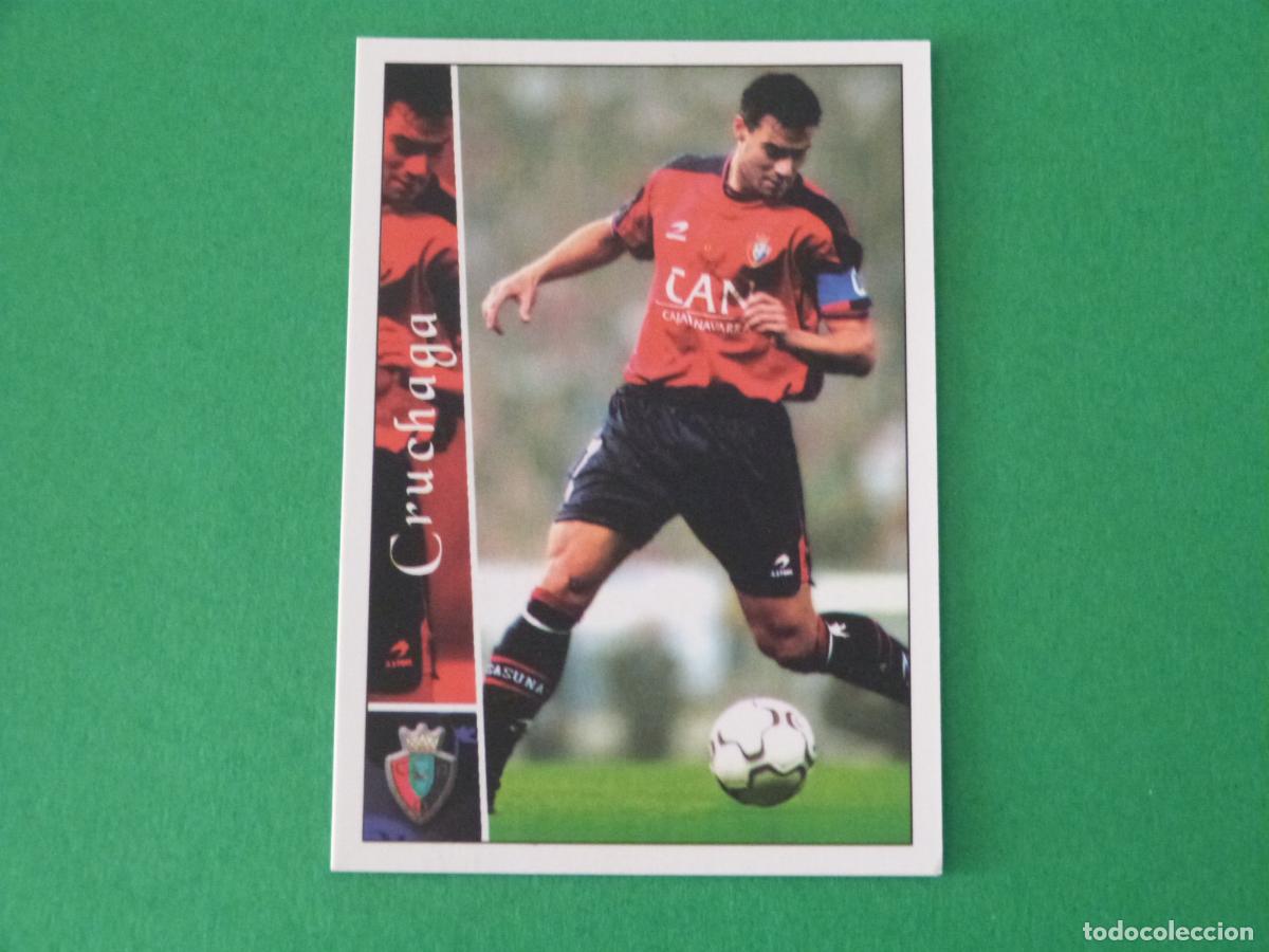 Cromos de f&uacute;tbol: TRADING CARD FUTBOL CRUCHAGA AT. OSASUNA N&ordm; 438 FICHAS LIGA MUNDICROMO 2002-2003/02-03