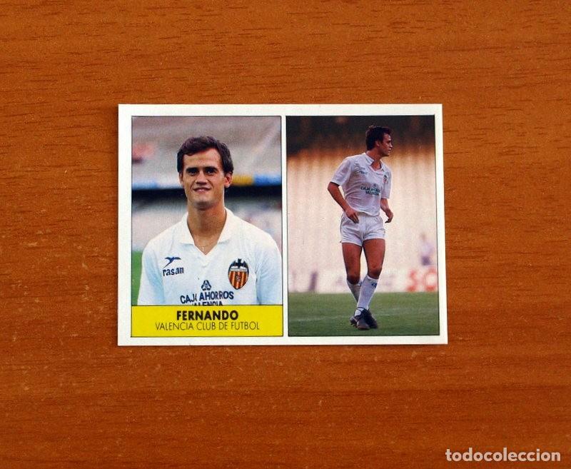 Cromos de f&uacute;tbol: Valencia - Fernando - Ediciones Festival 1987-1988, 87-88 - Nunca pegado