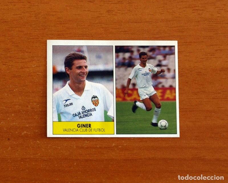 Cromos de f&uacute;tbol: Valencia - Giner - Ediciones Festival 1987-1988, 87-88 - Nunca pegado
