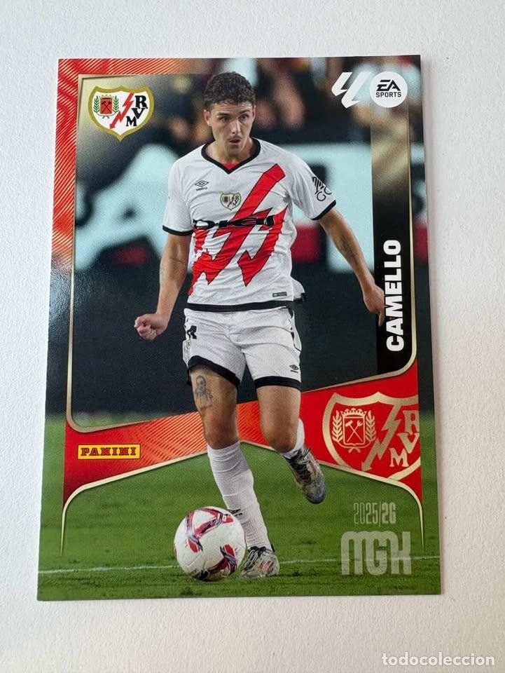 Cromos de f&uacute;tbol: Carta Camello Rayo Vallecano 305 Megacracks 2025-26