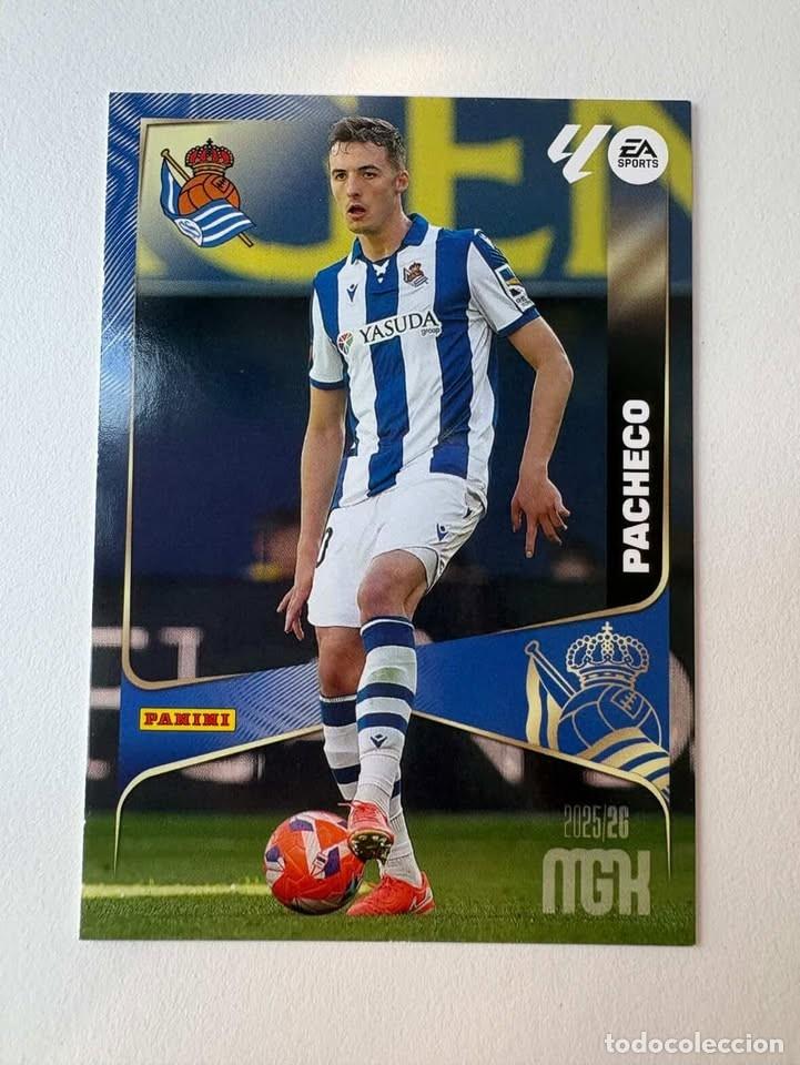 Cromos de f&uacute;tbol: Carta Pacheco Real Sociedad 314 Megacracks 2025-26