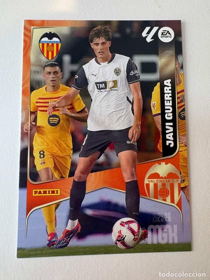 Figurine di Calcio: Carta Javi Guerra Valencia 355 Megacracks 2025-26