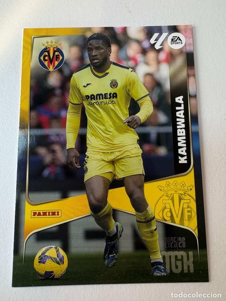 Figurine di Calcio: Carta Kambwala Villareal 367 Megacracks 2025-26