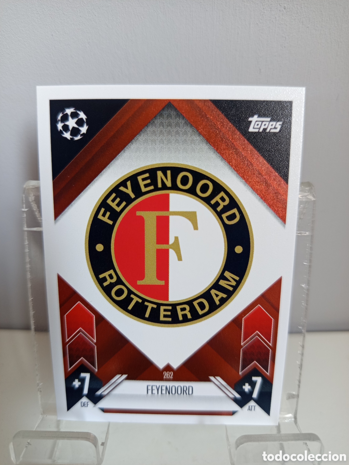 Figurine di Calcio: ❇️ CROMO ⚽ ESCUDO FEYENOORD ROTTERDAM 262 2024 2025 24 25 MATCH ATTAX CHAMPIONS LEAGUE TOPPS ❇️