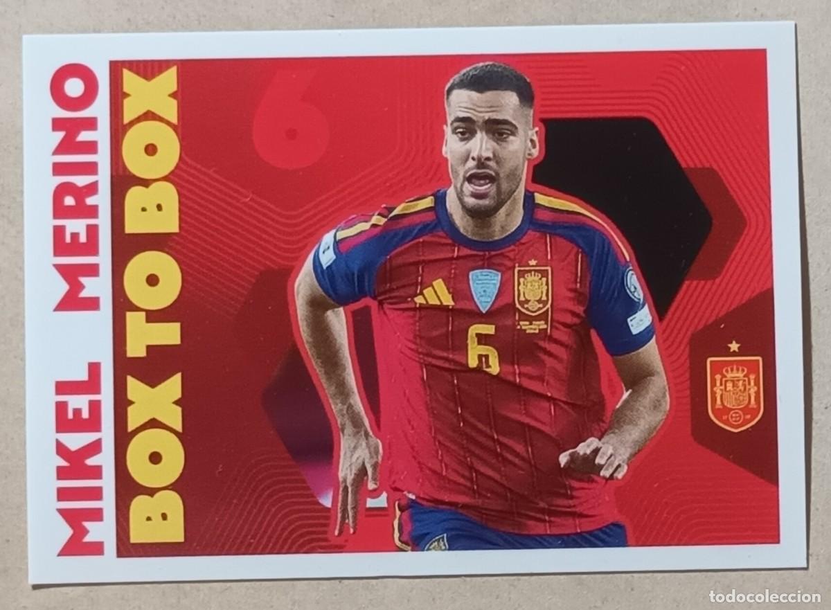 Football Stickers: N&ordm; 70 - MIKEL MERINO - BOX TO BOX - MUNDIAL 2026 26 - CARREFOUR - PANINI