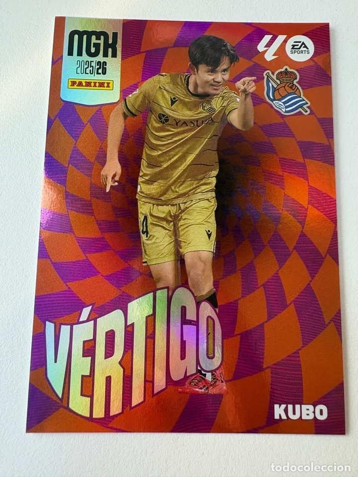 Cromos de Futebol: Carta Kubo Real Sociedad V&eacute;rtigo 384 Megacracks 2025-26