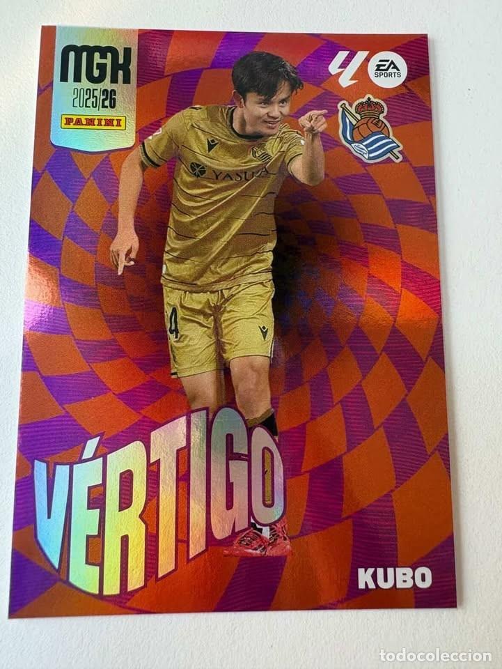 Cromos de Futebol: Carta Kubo Real Sociedad V&eacute;rtigo 384 Megacracks 2025-26
