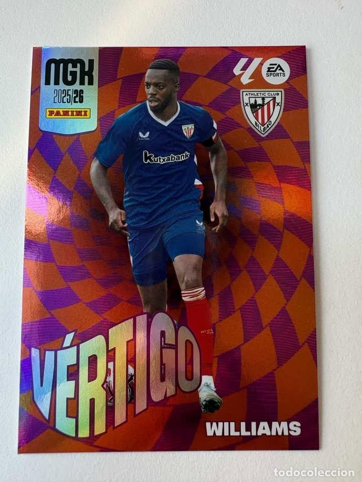 Figurine di Calcio: Carta Williams Atlhetic Club de Bilbao V&eacute;rtigo 386 Megacracks 2025-26