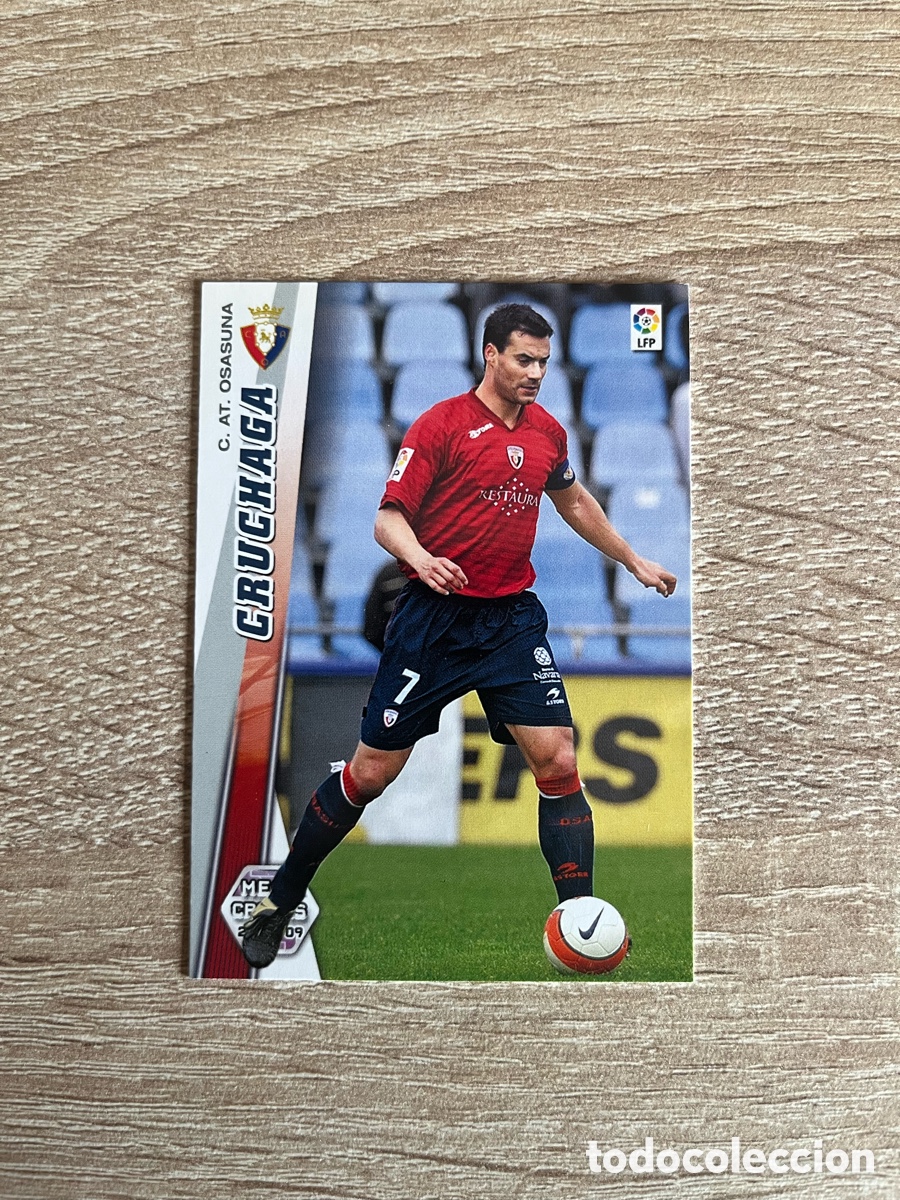 Cromos de f&uacute;tbol: 221 CRUCHAGA MEGACRACKS MGK 2008 2009 08 09 OSASUNA