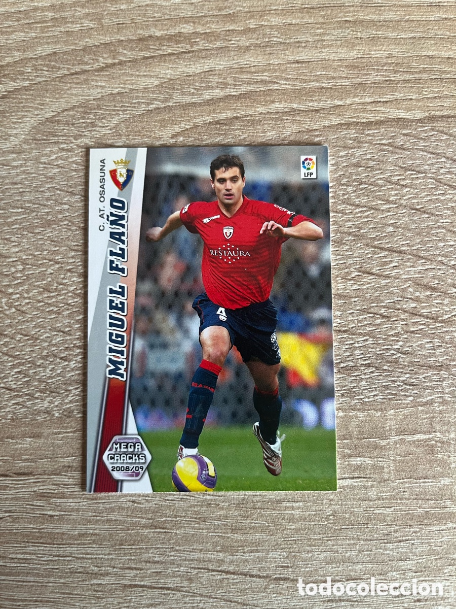 Cromos de f&uacute;tbol: 222 MIGUEL FLA&Ntilde;O MEGACRACKS MGK 2008 2009 08 09 OSASUNA