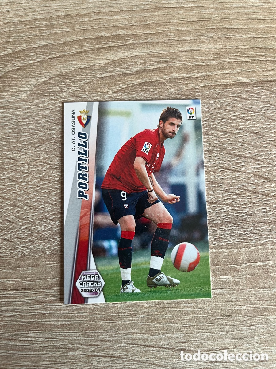 Fu&szlig;ball-Sticker: 234 PORTILLO MEGACRACKS MGK 2008 2009 08 09 OSASUNA