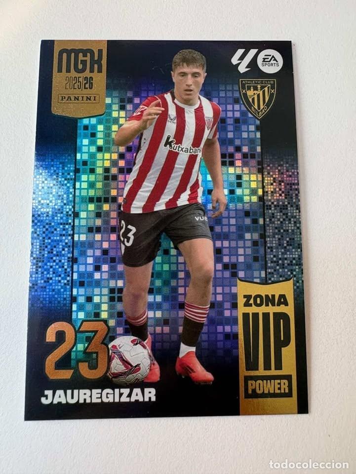 Cromos de f&uacute;tbol: Carta Jauregizar Atlhetic Club de Bilbao Zona Vip Power 397 Megacracks 2025-26