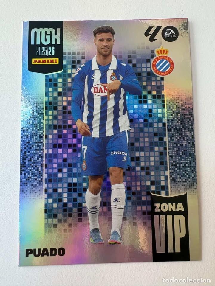 Cromos de f&uacute;tbol: Carta Puado Espanyol Zona Vip 403 Megacracks 2025-26