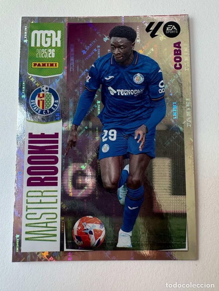 Cromos de f&uacute;tbol: Carta Coba Getafe Master Rookie 408 Megacracks 2025-26