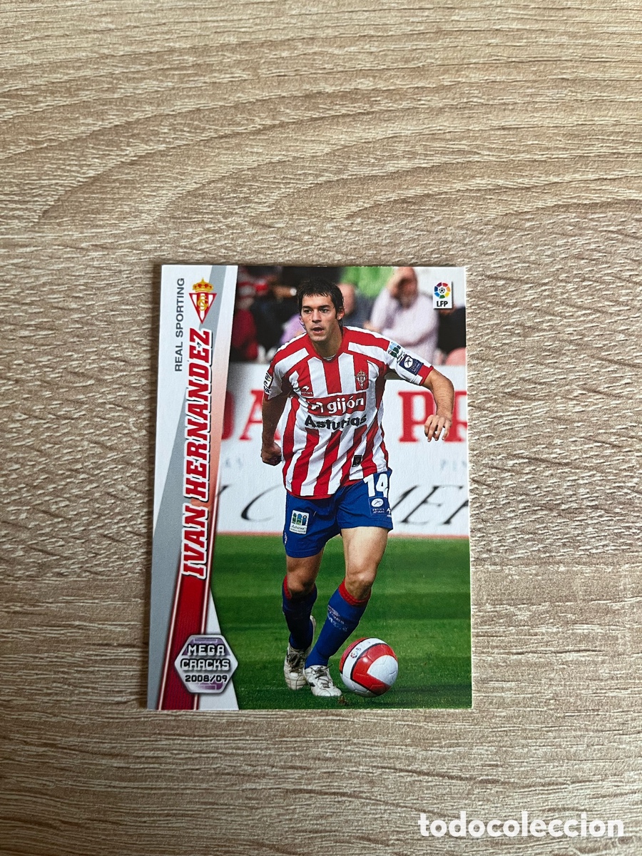 Cromos de f&uacute;tbol: 296 IV&Aacute;N HERN&Aacute;NDEZ MEGACRACKS MGK 2008 2009 08 09 SPORTING DE GIJ&Oacute;N