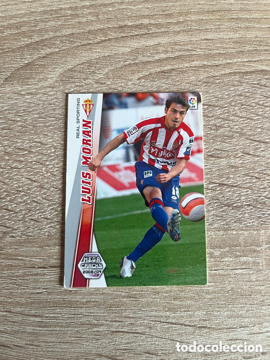 Cromos de f&uacute;tbol: 302 LUIS MOR&Aacute;N MEGACRACKS MGK 2008 2009 08 09 SPORTING DE GIJ&Oacute;N