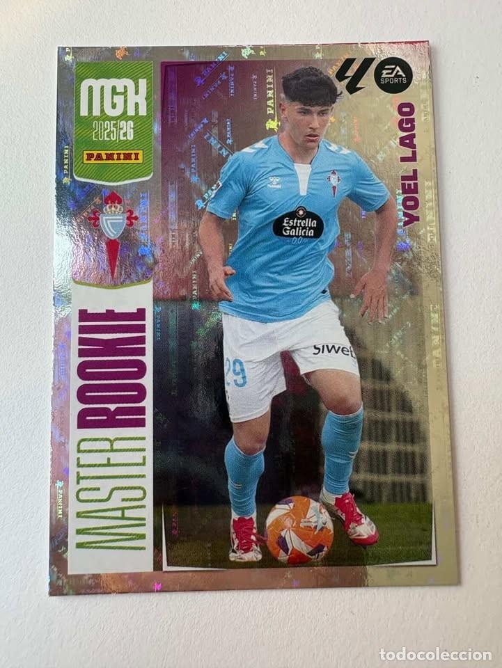Cartes &agrave; collectionner de Football: Carta Yoel Lago Celta Master Rookie 423 Megacracks 2025-26