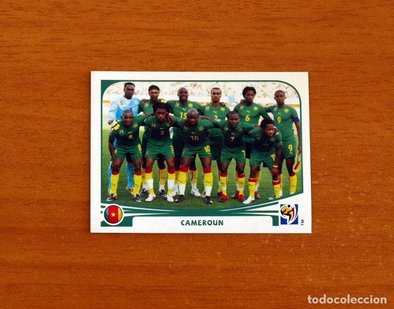Fu&szlig;ball-Sticker: Camer&uacute;n -N&ordm; 391 Alineaci&oacute;n-Equipo -Mundial South Africa 2010 FIFA World Cup-Panini -Nunca Pegado