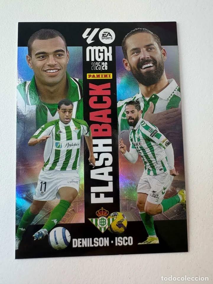 Fu&szlig;ball-Sticker: Carta Denilson/Isco Flashback 426 Megacracks 2025-26