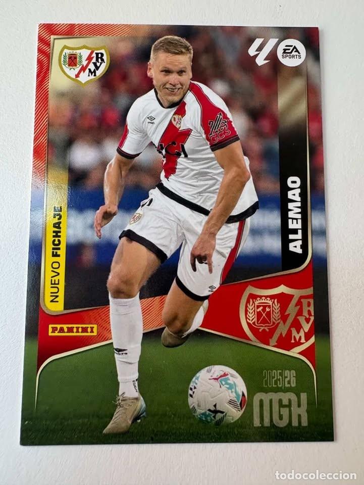 Cromos de f&uacute;tbol: Carta Alemao Nuevo Fichaje Rayo Vallecano 494 Megacracks 2025-26