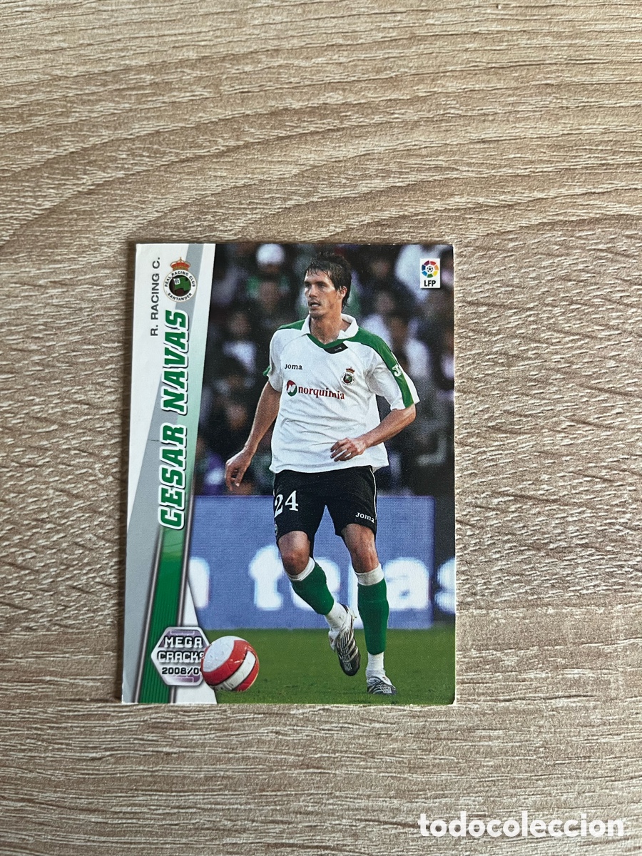 Cromos de f&uacute;tbol: 241 C&Eacute;SAR NAVAS MEGACRACKS MGK 2008 2009 08 09 RACING DE SANTANDER
