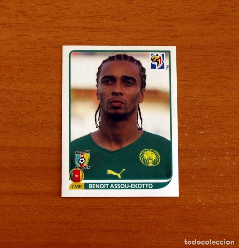 Cromos de f&uacute;tbol: Camer&uacute;n -N&ordm; 398 Benoit Assou-Ekotto -Mundial South Africa 2010 FIFA World Cup-Panini -Nunca Pegado