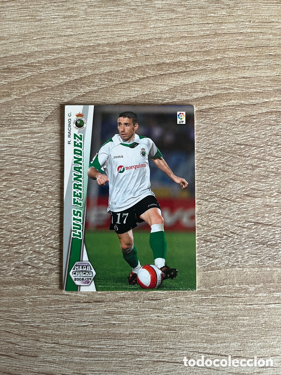 Cromos de f&uacute;tbol: 243 LUIS FERN&Aacute;NDEZ MEGACRACKS MGK 2008 2009 08 09 RACING DE SANTANDER