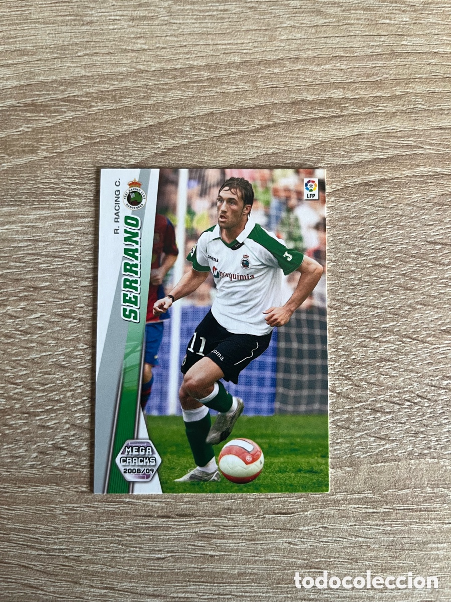 Cromos de f&uacute;tbol: 249 SERRANO MEGACRACKS MGK 2008 2009 08 09 RACING DE SANTANDER