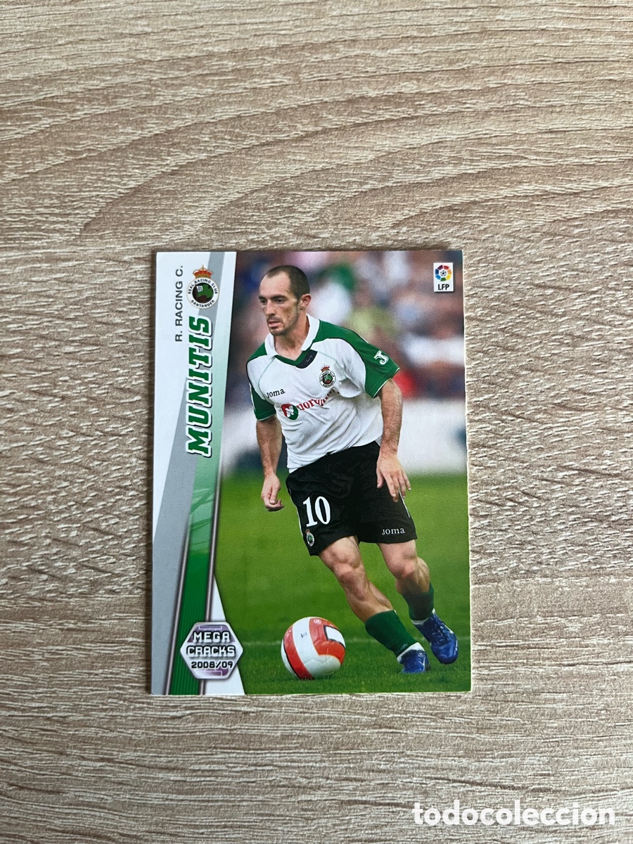 Cromos de f&uacute;tbol: 252 MUNITIS MEGACRACKS MGK 2008 2009 08 09 RACING DE SANTANDER