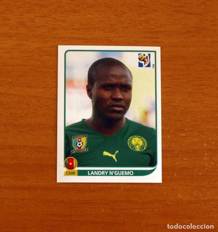 Cartes &agrave; collectionner de Football: Camer&uacute;n -N&ordm; 404 Landry N'guemo -Mundial South Africa 2010 FIFA World Cup-Panini -Nunca Pegado