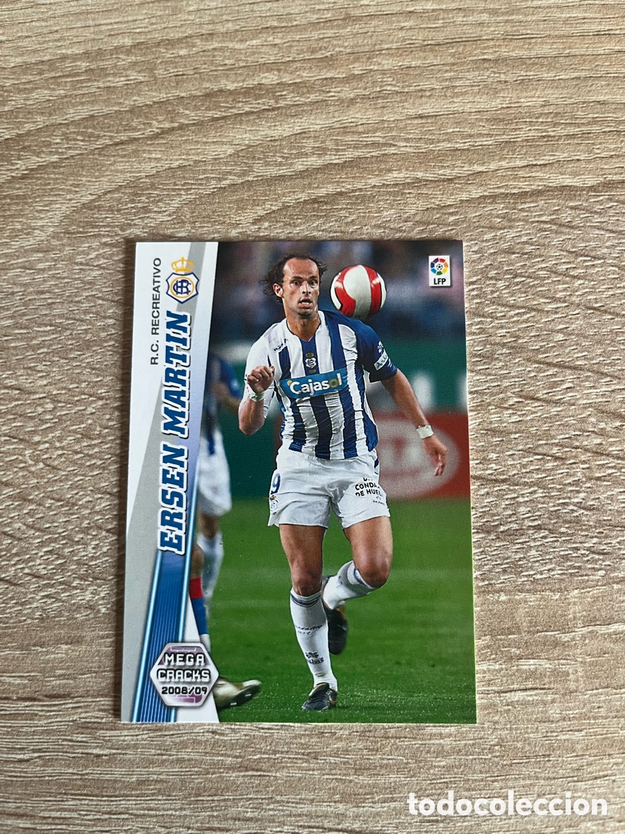 Figurine di Calcio: 270 ERSEN MART&Iacute;N MEGACRACKS MGK 2008 2009 08 09 RECREATIVO DE HUELVA