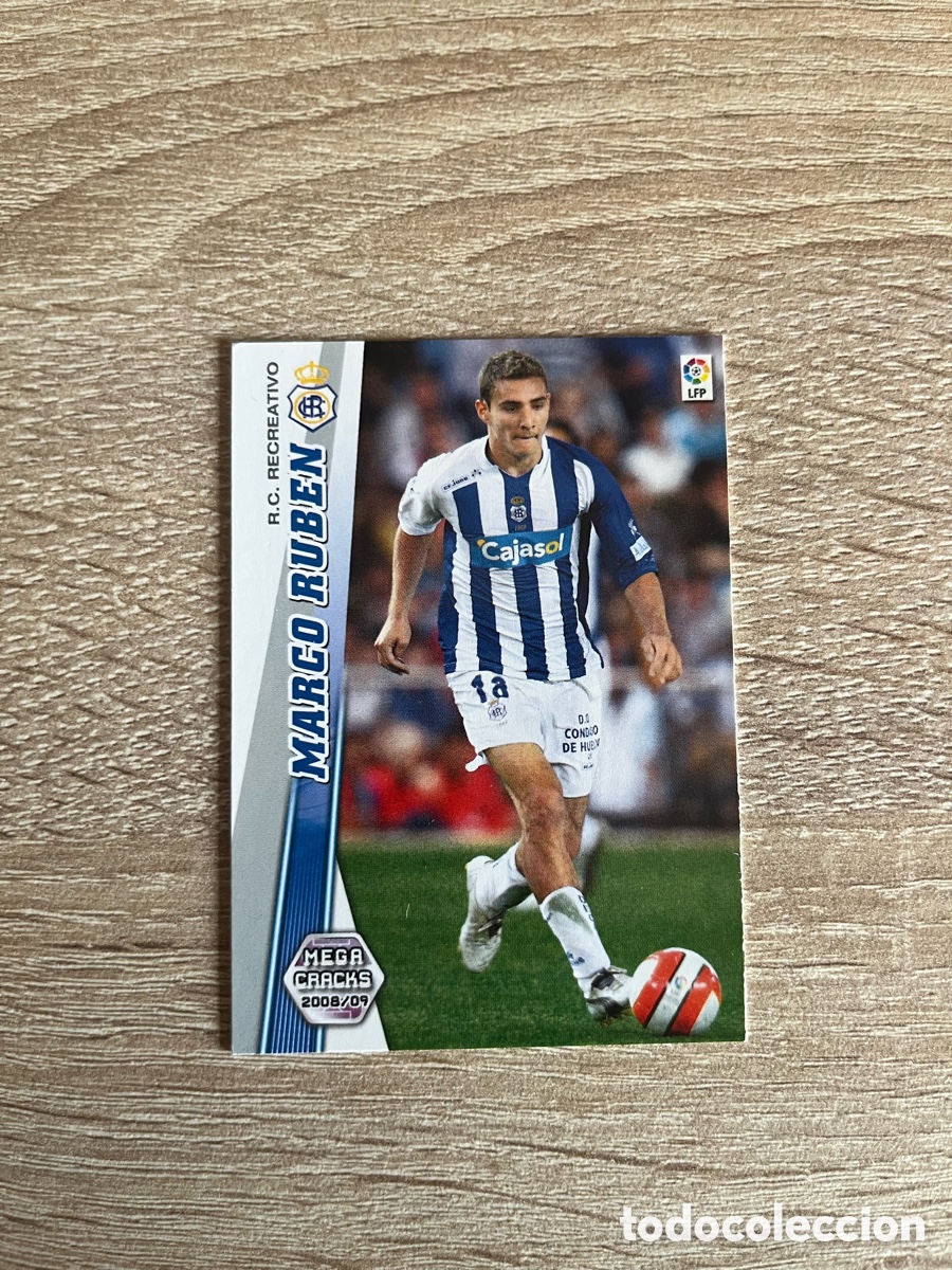 Cartes &agrave; collectionner de Football: 267 MARCO RUB&Eacute;N MEGACRACKS MGK 2008 2009 08 09 RECREATIVO DE HUELVA