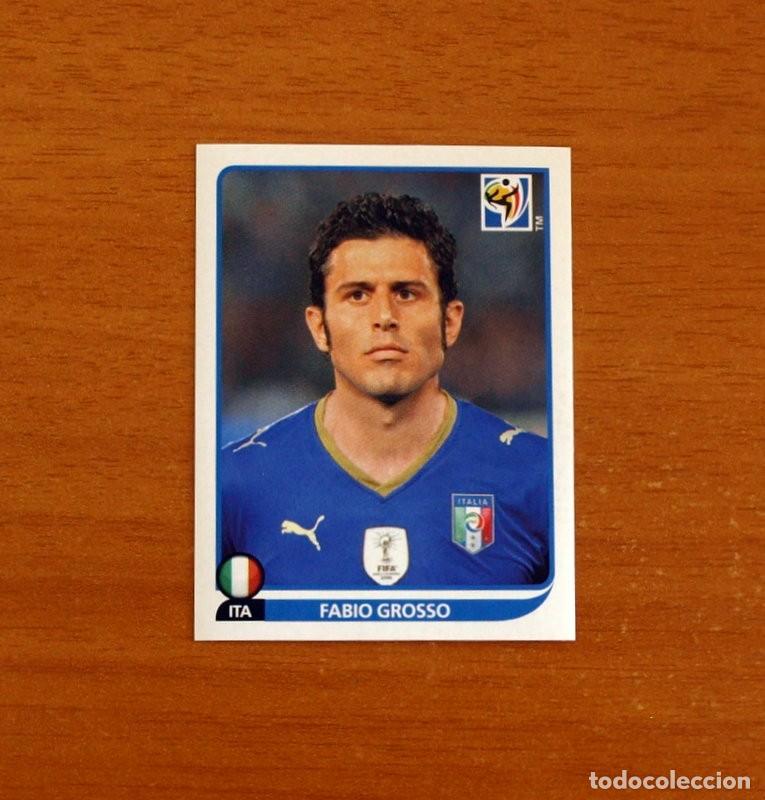 Cartes &agrave; collectionner de Football: Italia -N&ordm; 415 Fabio Grosso -Mundial South Africa 2010 FIFA World Cup-Panini -Nunca Pegado