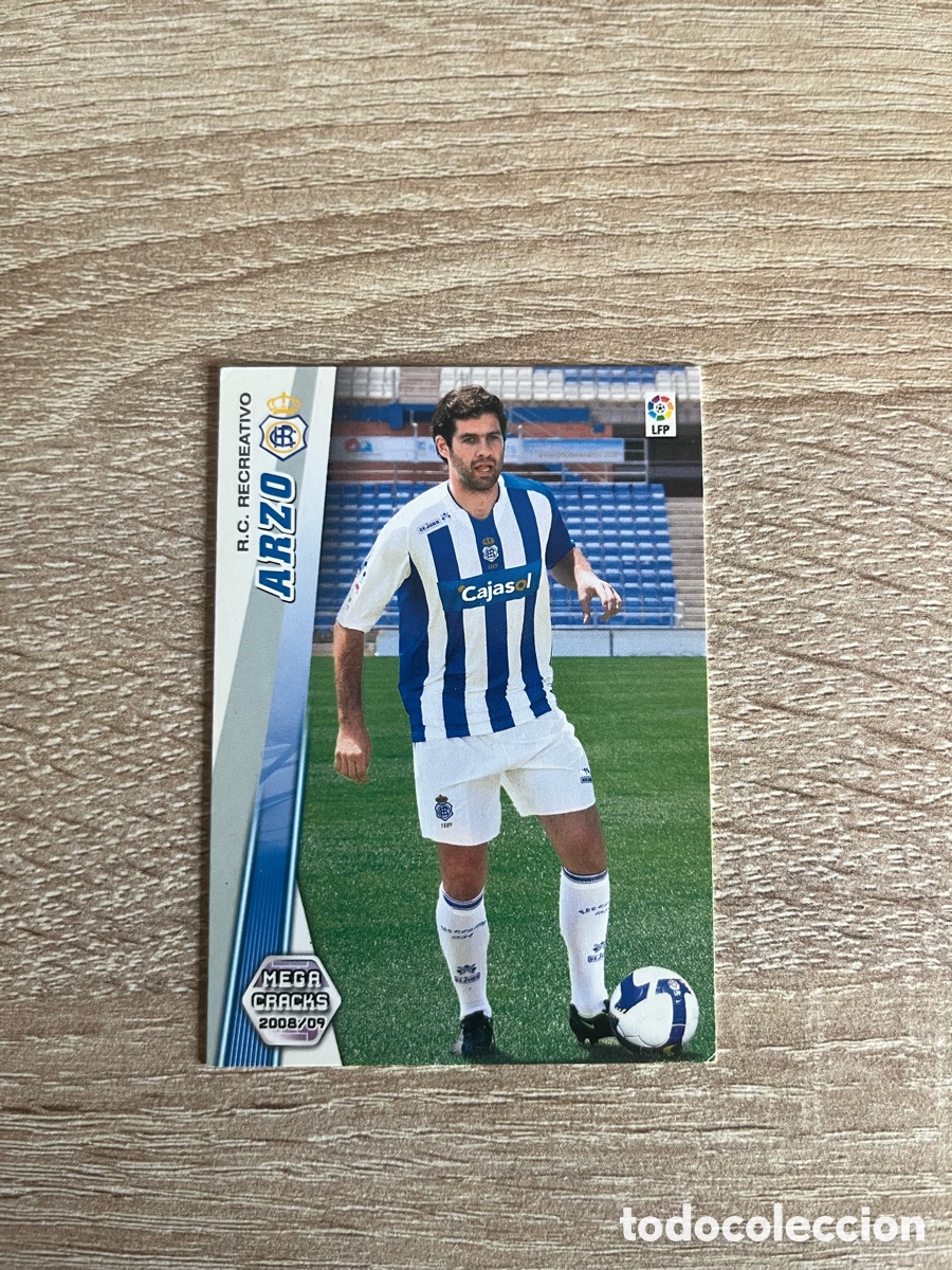 Figurine di Calcio: 259 ARZO MEGACRACKS MGK 2008 2009 08 09 RECREATIVO DE HUELVA