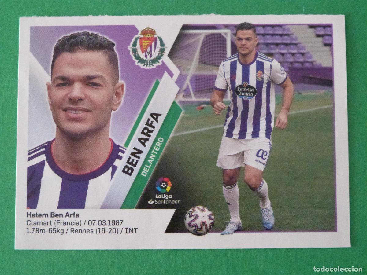 Cromos de f&uacute;tbol: CROMO FUTBOL BEN ARFA REAL VALLADOLID SIN PEGAR FICHAJE N&ordm; 39 INVIERNO LIGA ESTE 2019-2020/19-20