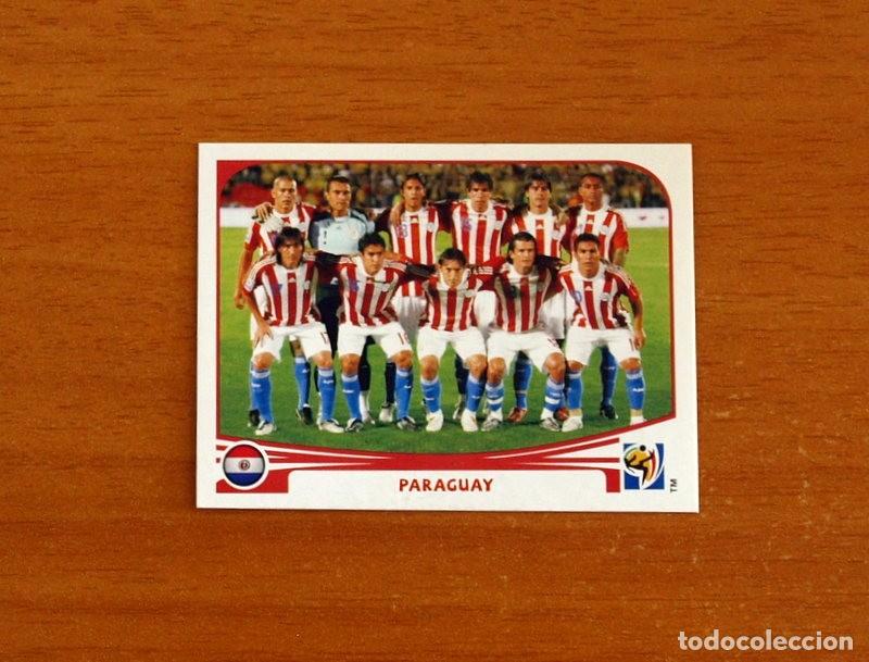 Cartes &agrave; collectionner de Football: Paraguay -N&ordm; 429 Alineaci&oacute;n-Equipo -Mundial South Africa 2010 FIFA World Cup-Panini -Nunca Pegado