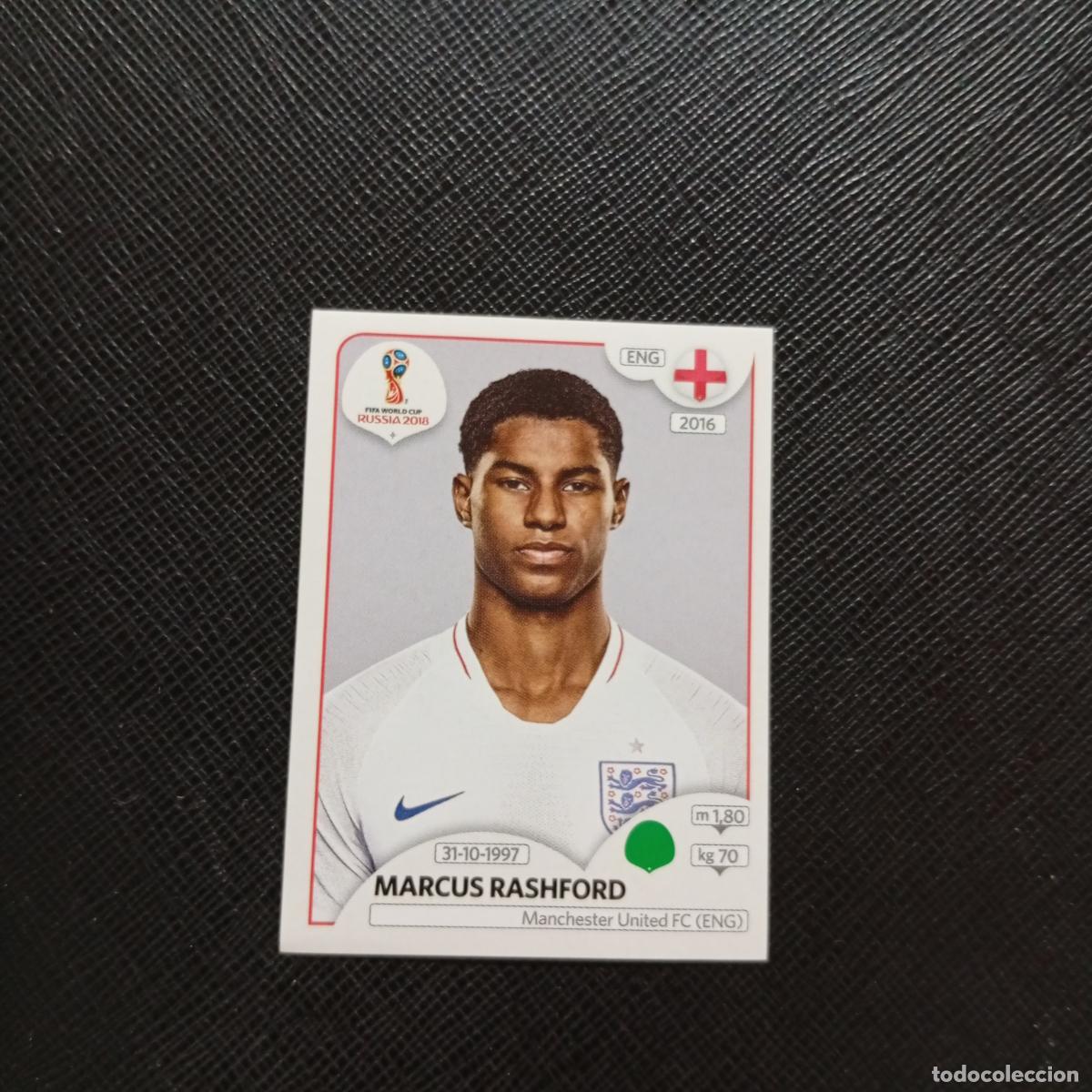 Fu&szlig;ball-Sticker: 590 RASHFORD INGLATERRA PANINI MUNDIAL RUSIA 2018 CROMO FUTBOL 18 - SIN PEGAR - CJ2