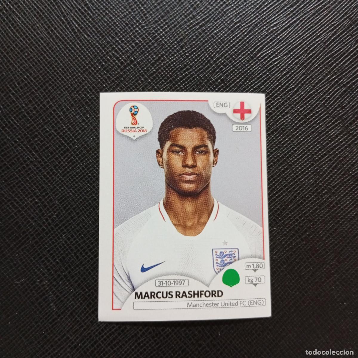 Fu&szlig;ball-Sticker: 590 RASHFORD INGLATERRA PANINI MUNDIAL RUSIA 2018 CROMO FUTBOL 18 - SIN PEGAR - CJ2 C