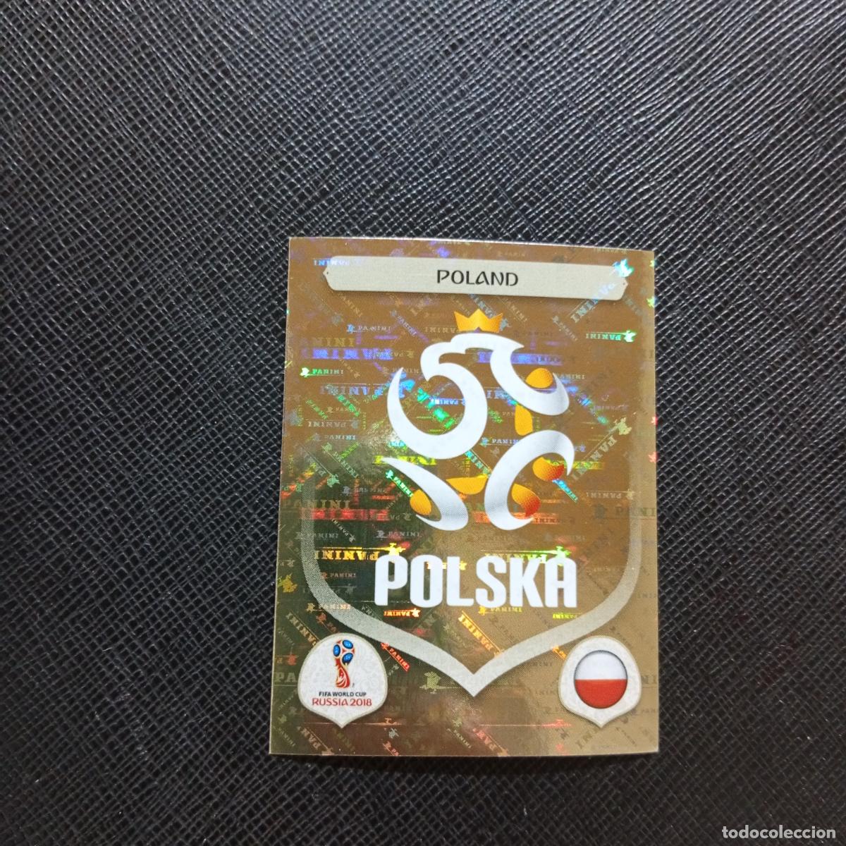 Fu&szlig;ball-Sticker: 592 ESCUDO POLONIA PANINI MUNDIAL RUSIA 2018 CROMO FUTBOL 18 - SIN PEGAR - CJ2