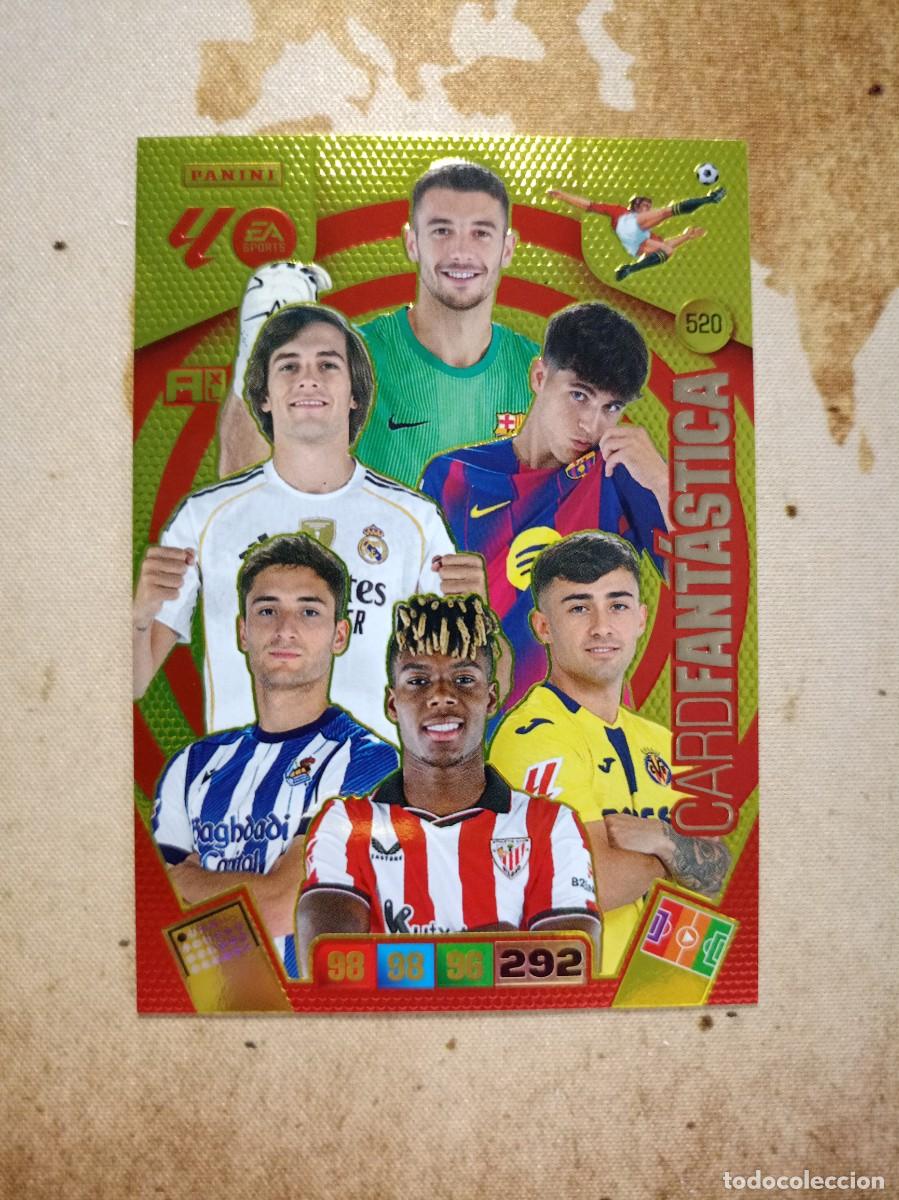 Fu&szlig;ball-Sticker: CARD FANT&Aacute;STICA 520 Adrenalyn 2025-26