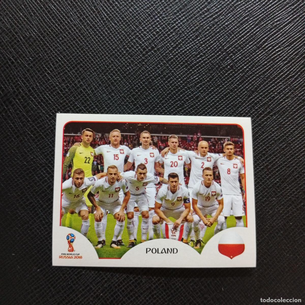 Fu&szlig;ball-Sticker: 593 ALINEACION POLONIA PANINI MUNDIAL RUSIA 2018 CROMO FUTBOL 18 - SIN PEGAR - CJ2 ...