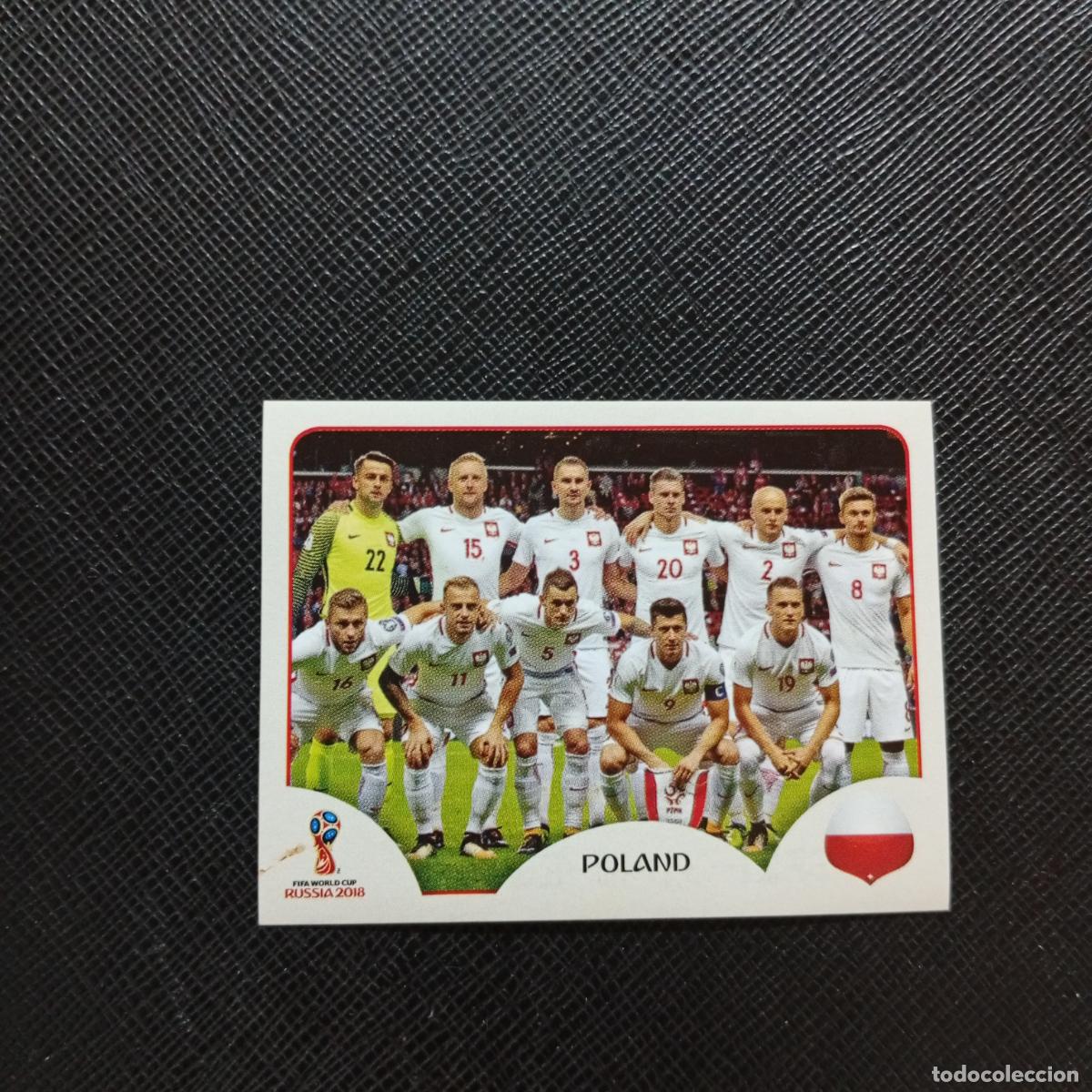 Fu&szlig;ball-Sticker: 593 ALINEACION POLONIA PANINI MUNDIAL RUSIA 2018 CROMO FUTBOL 18 - SIN PEGAR - CJ2 ...
