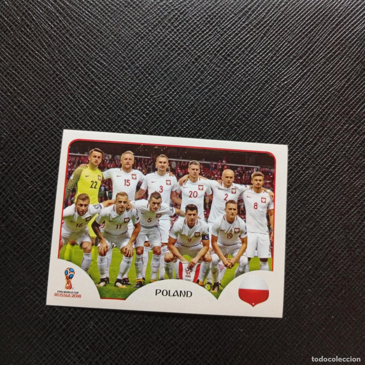 Fu&szlig;ball-Sticker: 593 ALINEACION POLONIA PANINI MUNDIAL RUSIA 2018 CROMO FUTBOL 18 - SIN PEGAR - CJ2 ....