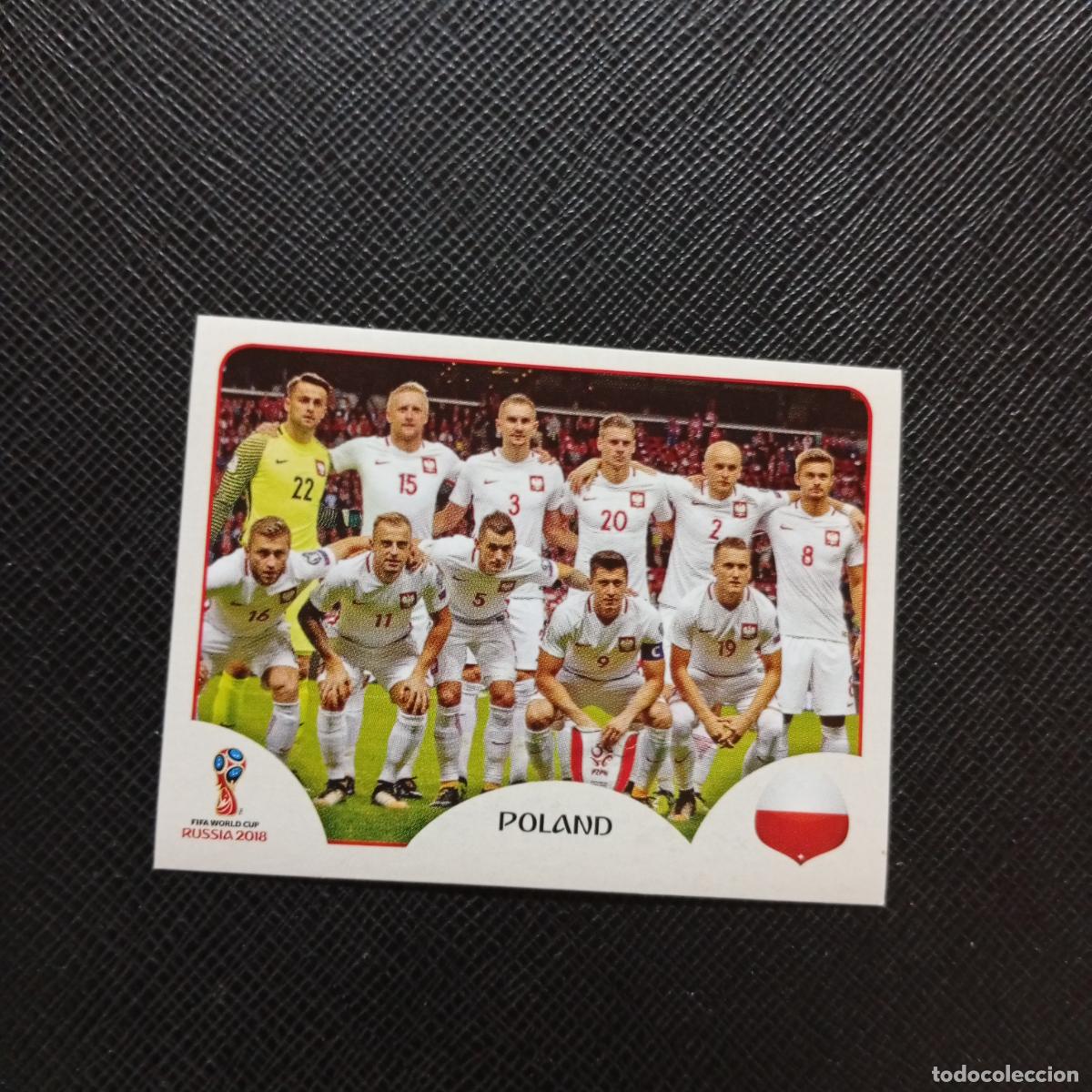Cromos de Futebol: 593 ALINEACION POLONIA PANINI MUNDIAL RUSIA 2018 CROMO FUTBOL 18 - SIN PEGAR - CJ2 ......
