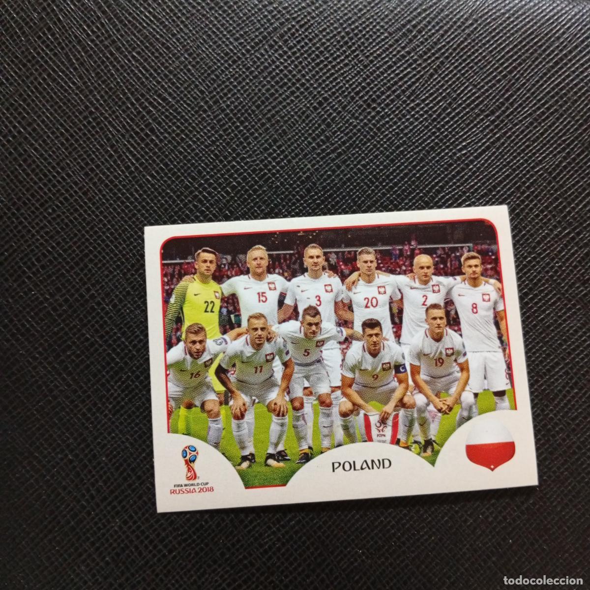 Cromos de Futebol: 593 ALINEACION POLONIA PANINI MUNDIAL RUSIA 2018 CROMO FUTBOL 18 - SIN PEGAR - CJ2 .......