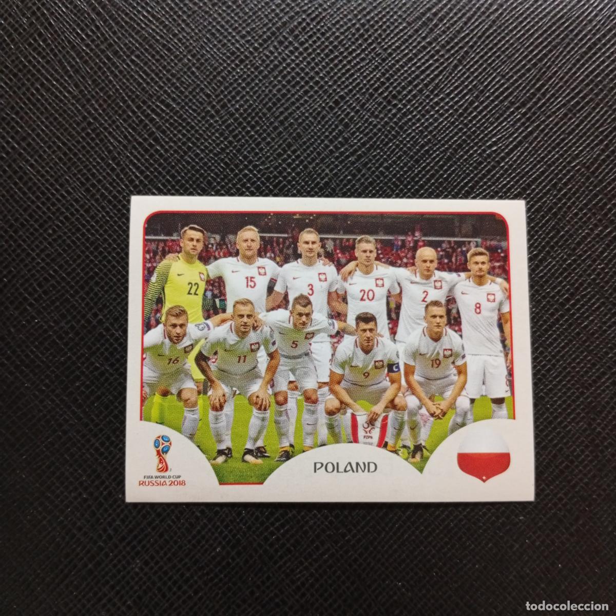 Cromos de Futebol: 593 ALINEACION POLONIA PANINI MUNDIAL RUSIA 2018 CROMO FUTBOL 18 - SIN PEGAR - CJ2 .......