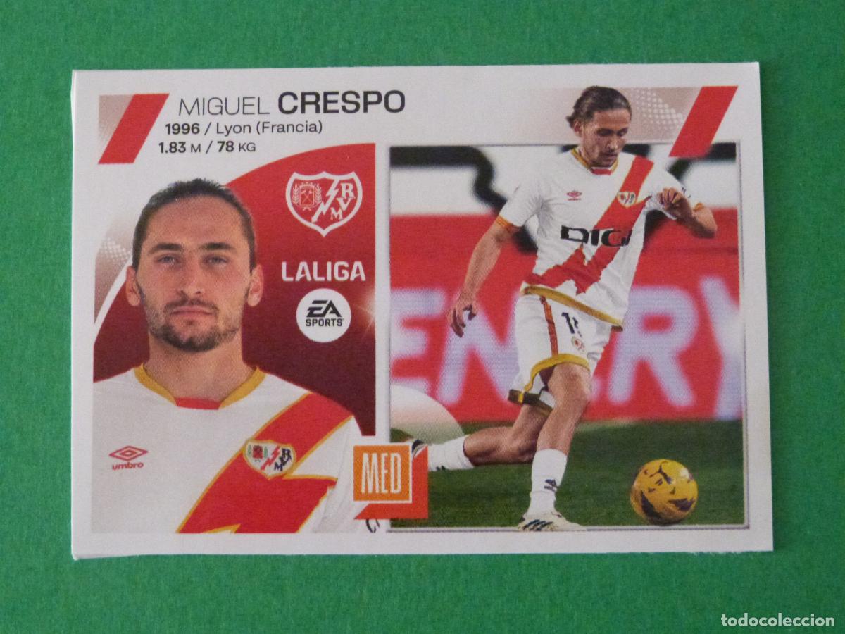 Cromos de Futebol: CROMO FUTBOL CRESPO RAYO VALLECANO SIN PEGAR FICHAJE N&ordm; 27 INVIERNO LIGA ESTE 2023-2024/23-24