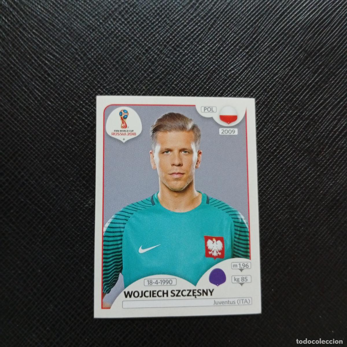 Fu&szlig;ball-Sticker: 595 SZCZESNY POLONIA PANINI MUNDIAL RUSIA 2018 CROMO FUTBOL 18 - SIN PEGAR - CJ2
