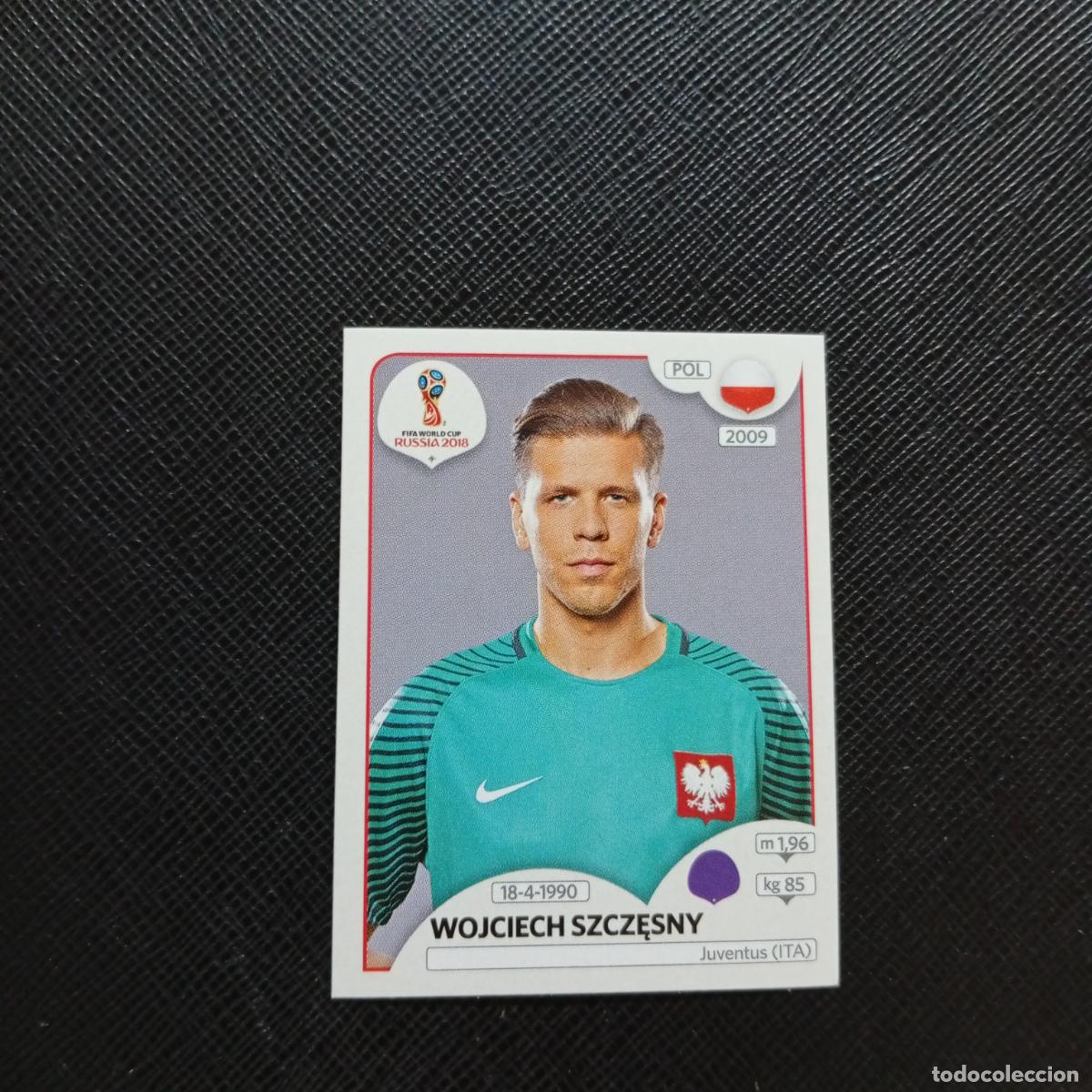 Fu&szlig;ball-Sticker: 595 SZCZESNY POLONIA PANINI MUNDIAL RUSIA 2018 CROMO FUTBOL 18 - SIN PEGAR - CJ2